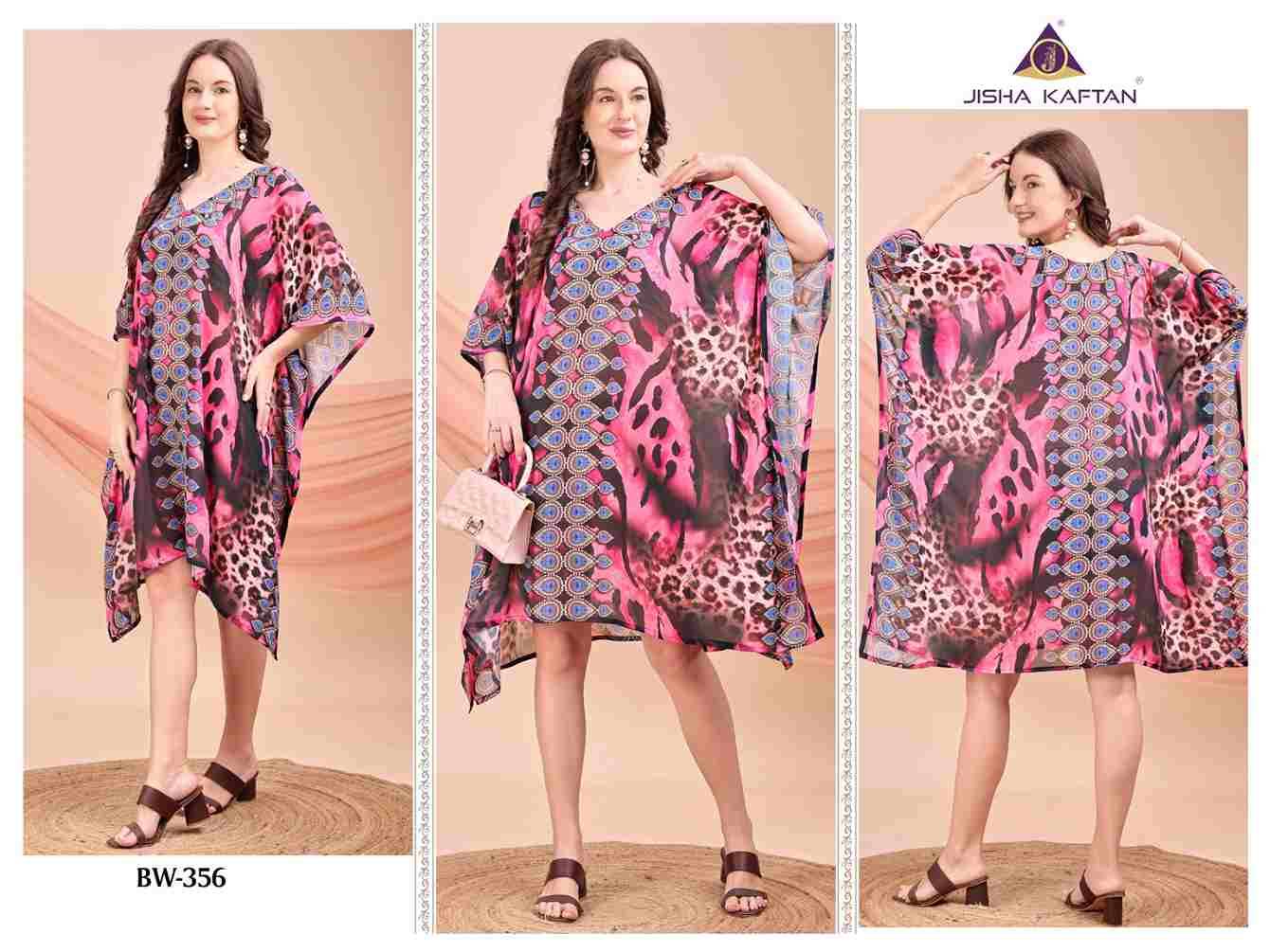 Beach Wear Kaftan Vol-7 By Jelite 349  To 356 Series Designer Stylish Fancy Colorful Beautiful Party Wear & Ethnic Wear Collection Weightless Georgette Kaftan At Wholesale Price
