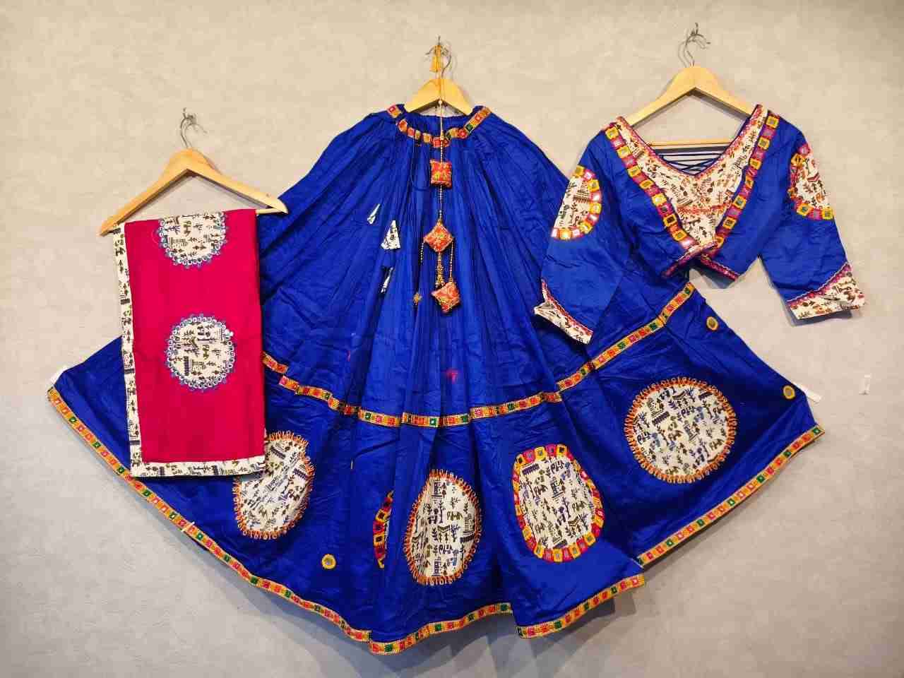 Ah-Butto By Fashid Wholesale 01 To 05 Series Navratri Wear Collection Beautiful Stylish Colorful Fancy Party Wear & Occasional Wear Pure Jam Cotton Lehengas At Wholesale Price
