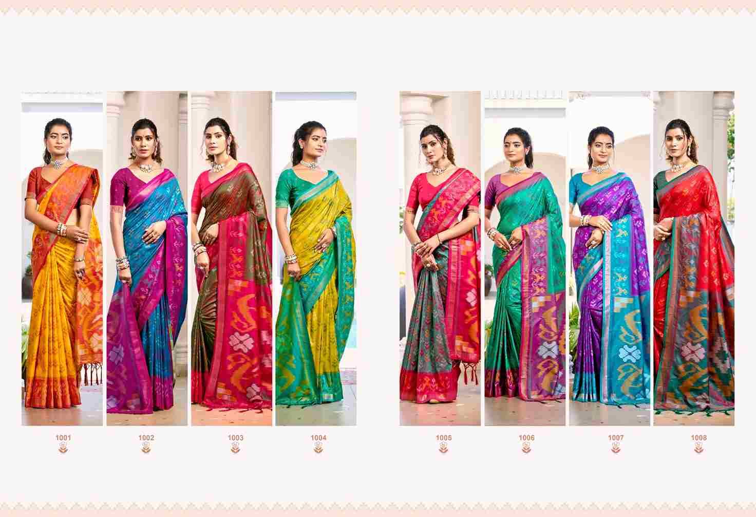 Poorvika Silk Vol-1 By Fashid Wholesale 1001 To 1008 Series Indian Traditional Wear Collection Beautiful Stylish Fancy Colorful Party Wear & Occasional Wear Silk Sarees At Wholesale Price
