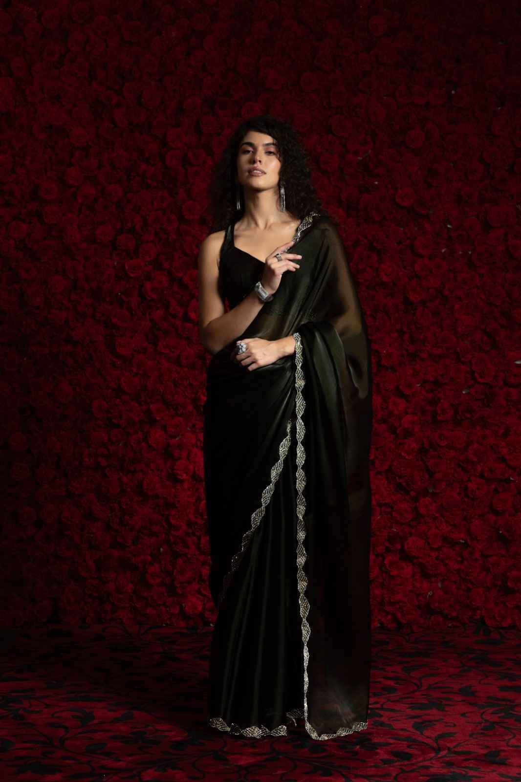 1239 By Fashid Wholesale 1239-A To 1239-F Series Indian Traditional Wear Collection Beautiful Stylish Fancy Colorful Party Wear & Occasional Wear Tissue Chiffon Sarees At Wholesale Price