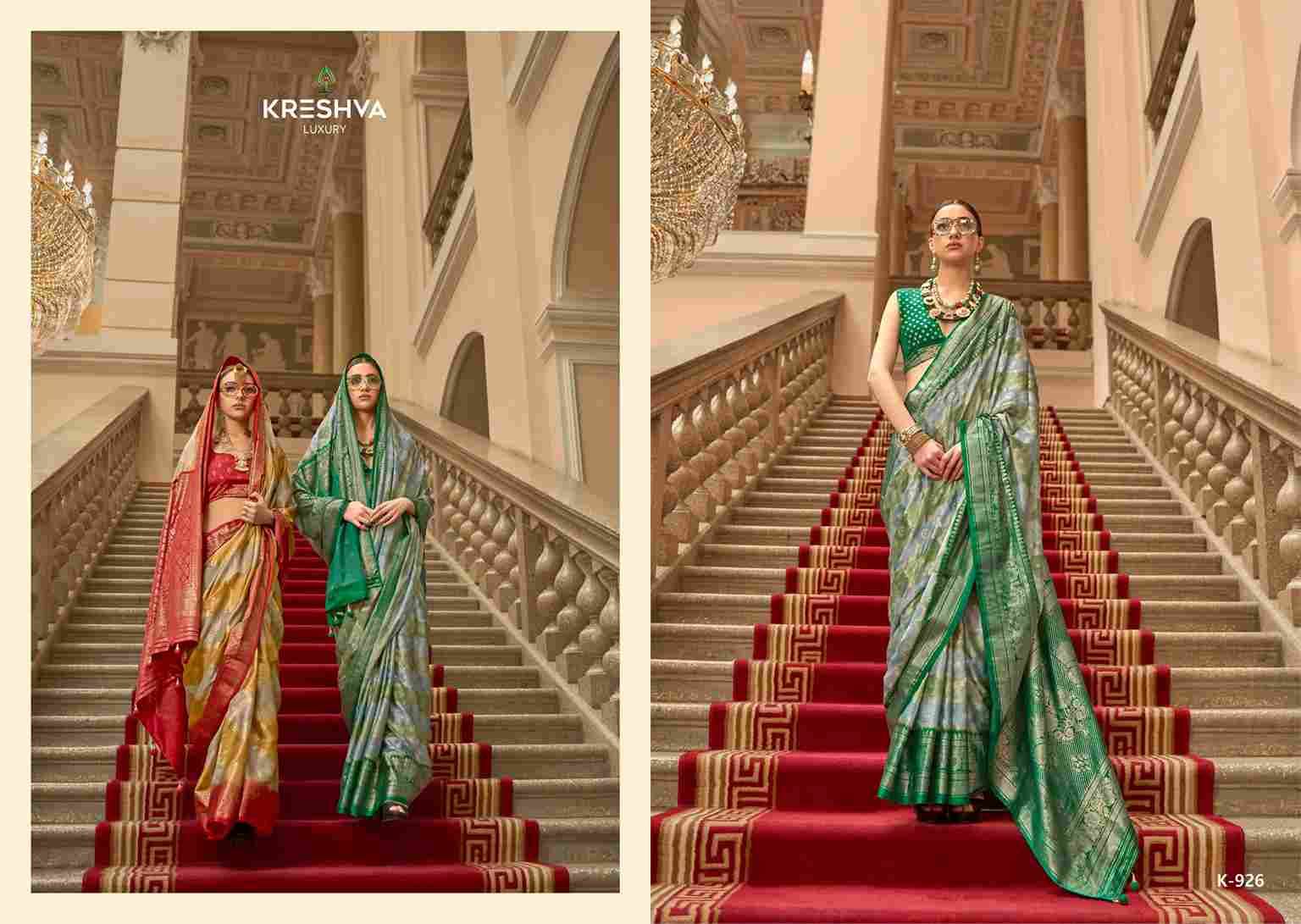 Suwarnamala By Kreshva 924 To 932 Series Indian Traditional Wear Collection Beautiful Stylish Fancy Colorful Party Wear & Occasional Wear Satin Sarees At Wholesale Price