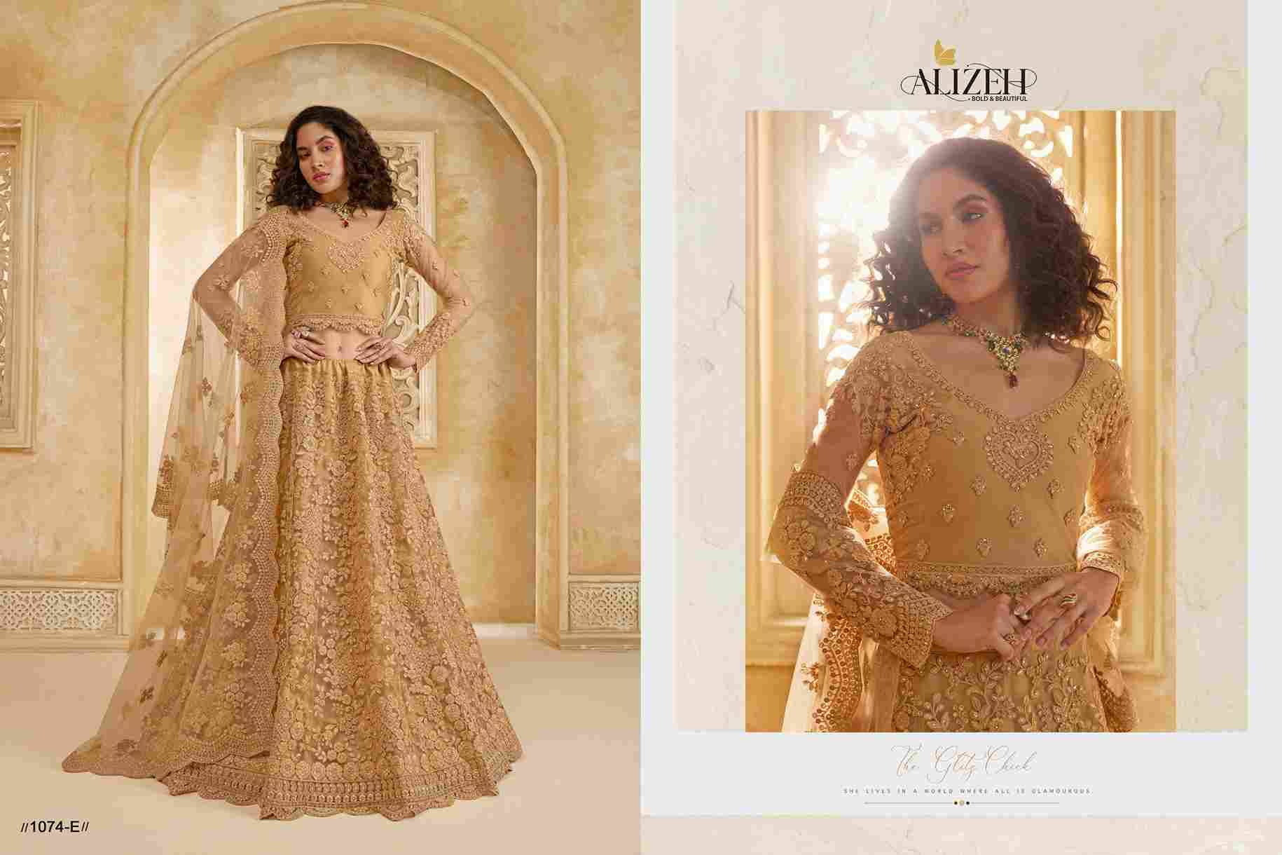 The White Bride Vol-2 By Alizeh Beautiful Colorful Fancy Wedding Collection Occasional Wear & Party Wear Net Lehengas At Wholesale Price