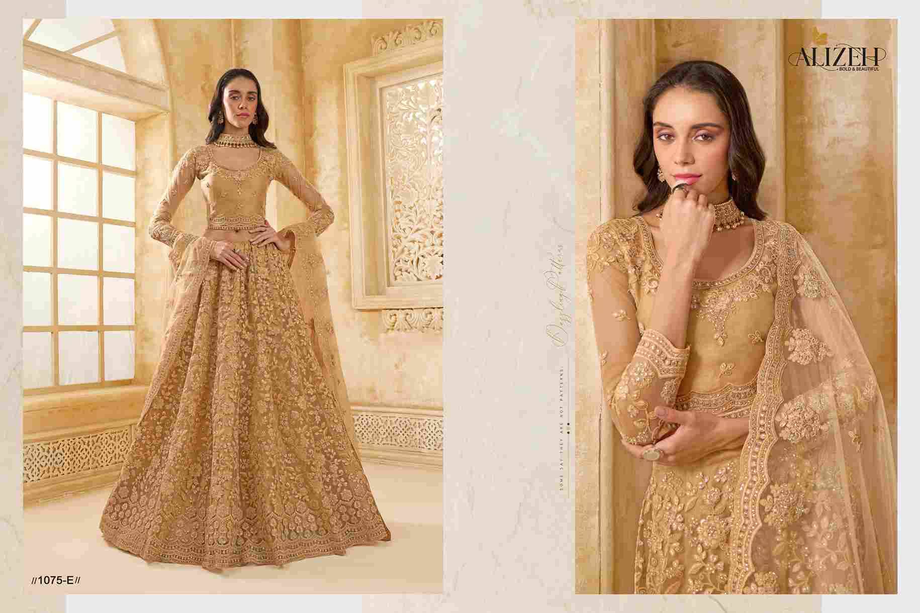 The White Bride Vol-2 By Alizeh Beautiful Colorful Fancy Wedding Collection Occasional Wear & Party Wear Net Lehengas At Wholesale Price