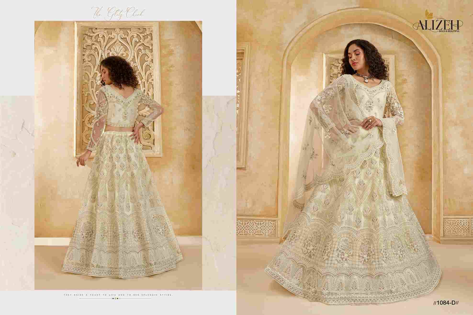 The White Bride Vol-2 By Alizeh Beautiful Colorful Fancy Wedding Collection Occasional Wear & Party Wear Net Lehengas At Wholesale Price