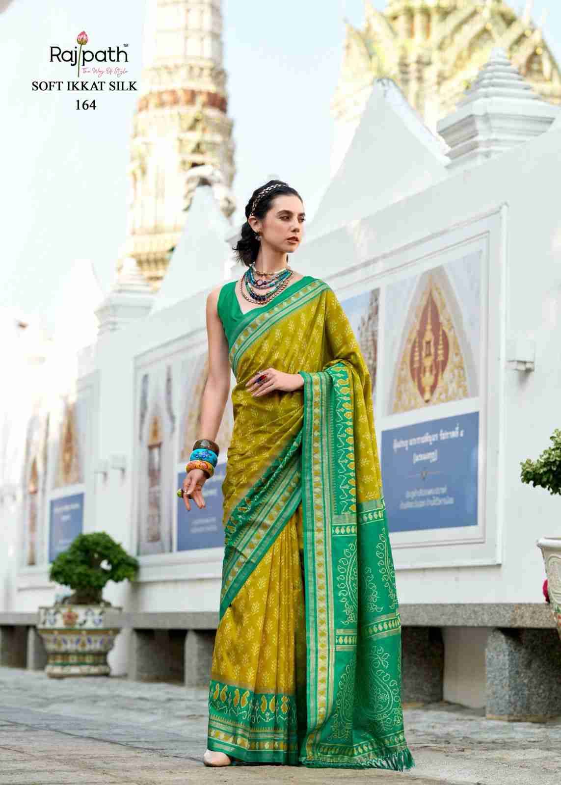 Taj Mahal Vol-2 By Rajpath 163 To 170 Series Indian Traditional Wear Collection Beautiful Stylish Fancy Colorful Party Wear & Occasional Wear Soft Silk Sarees At Wholesale Price