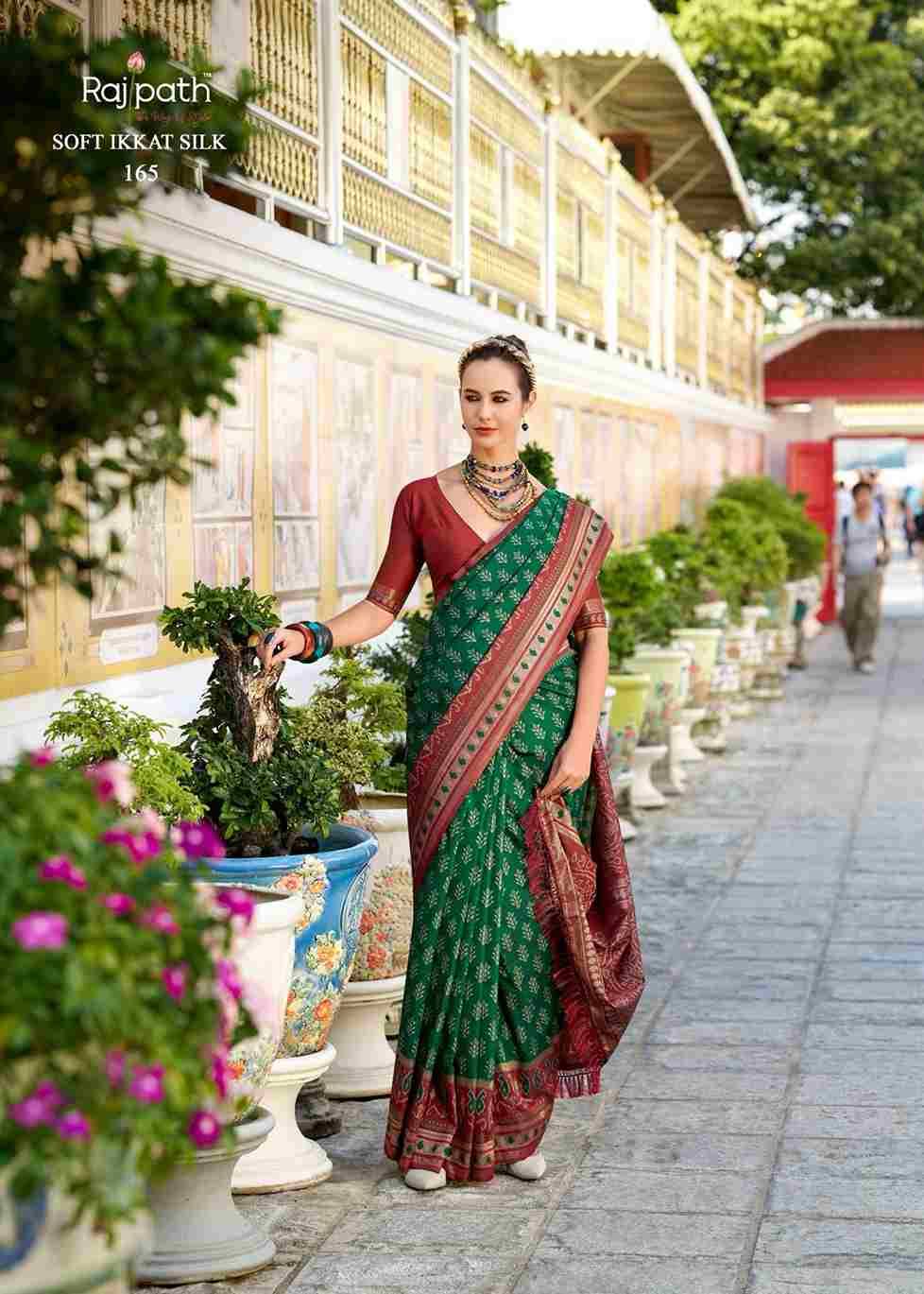 Taj Mahal Vol-2 By Rajpath 163 To 170 Series Indian Traditional Wear Collection Beautiful Stylish Fancy Colorful Party Wear & Occasional Wear Soft Silk Sarees At Wholesale Price