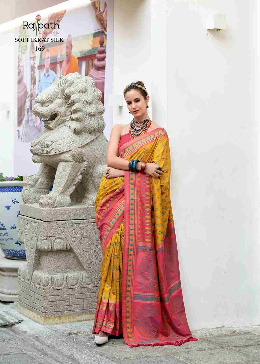 Taj Mahal Vol-2 By Rajpath 163 To 170 Series Indian Traditional Wear Collection Beautiful Stylish Fancy Colorful Party Wear & Occasional Wear Soft Silk Sarees At Wholesale Price