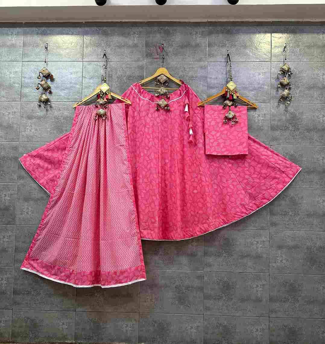 Ah-11 By Fashid Wholesale 01 To 09 Series Navratri Wear Collection Beautiful Stylish Colorful Fancy Party Wear & Occasional Wear Pure Cambric Cotton Lehengas At Wholesale Price