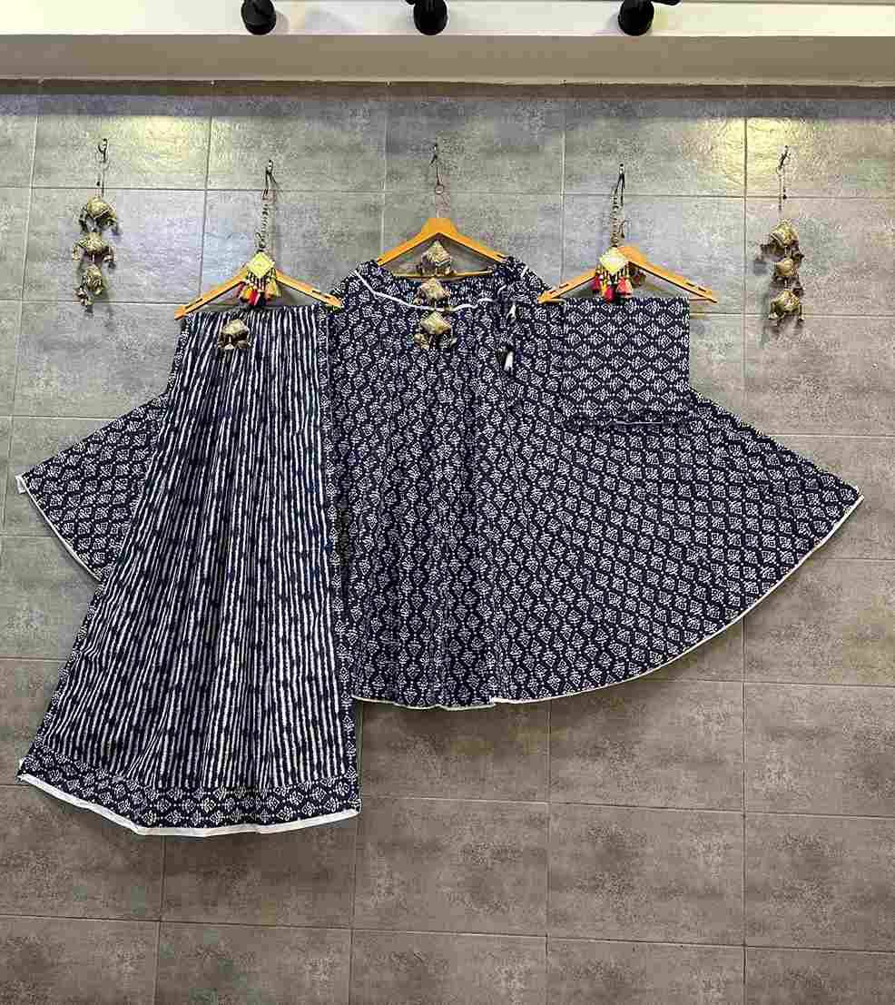 Ah-11 By Fashid Wholesale 01 To 09 Series Navratri Wear Collection Beautiful Stylish Colorful Fancy Party Wear & Occasional Wear Pure Cambric Cotton Lehengas At Wholesale Price
