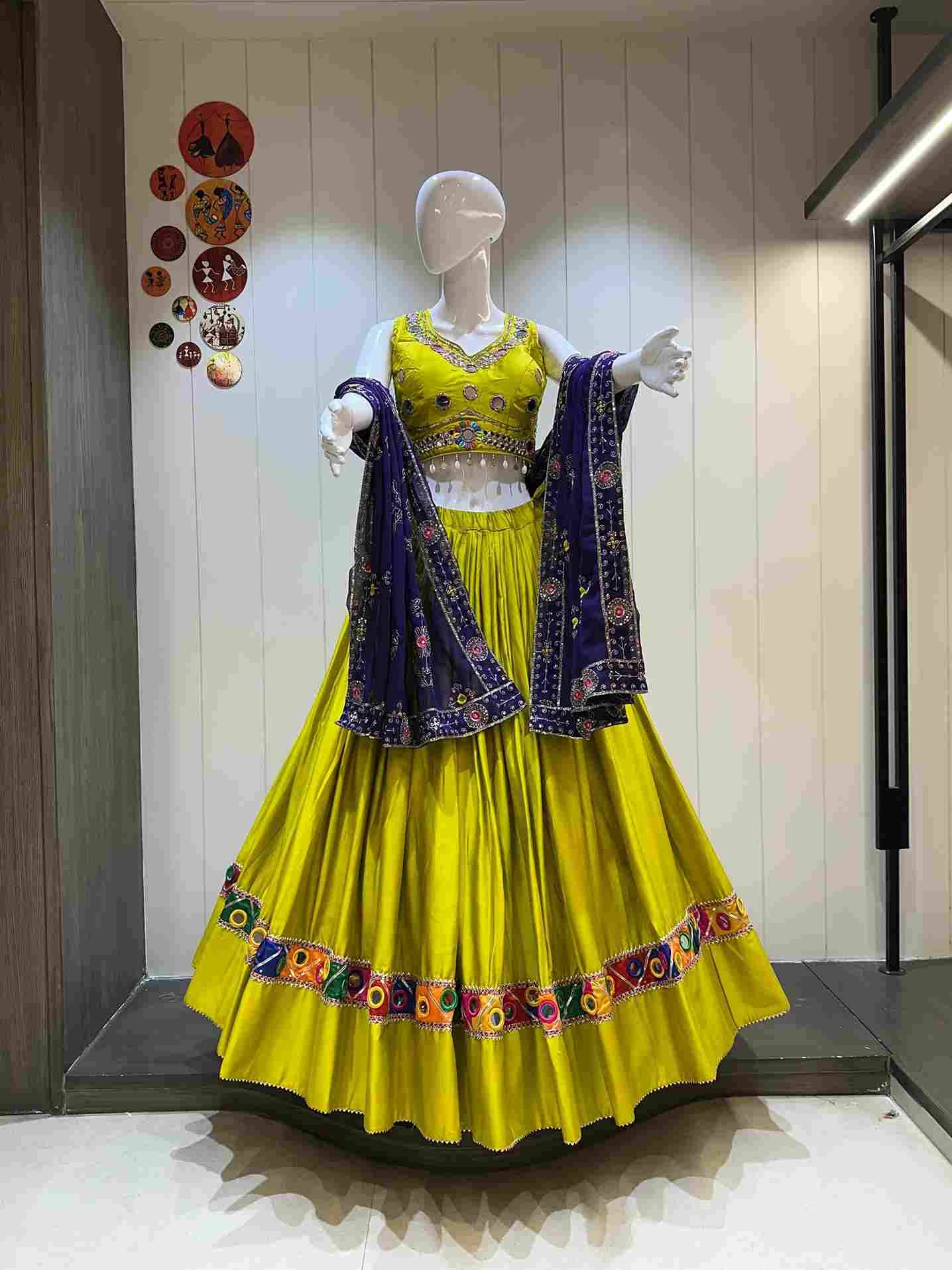 Ah-12 By Fashid Wholesale 01 To 08 Series Navratri Wear Collection Beautiful Stylish Colorful Fancy Party Wear & Occasional Wear Pure Cambric Cotton Lehengas At Wholesale Price