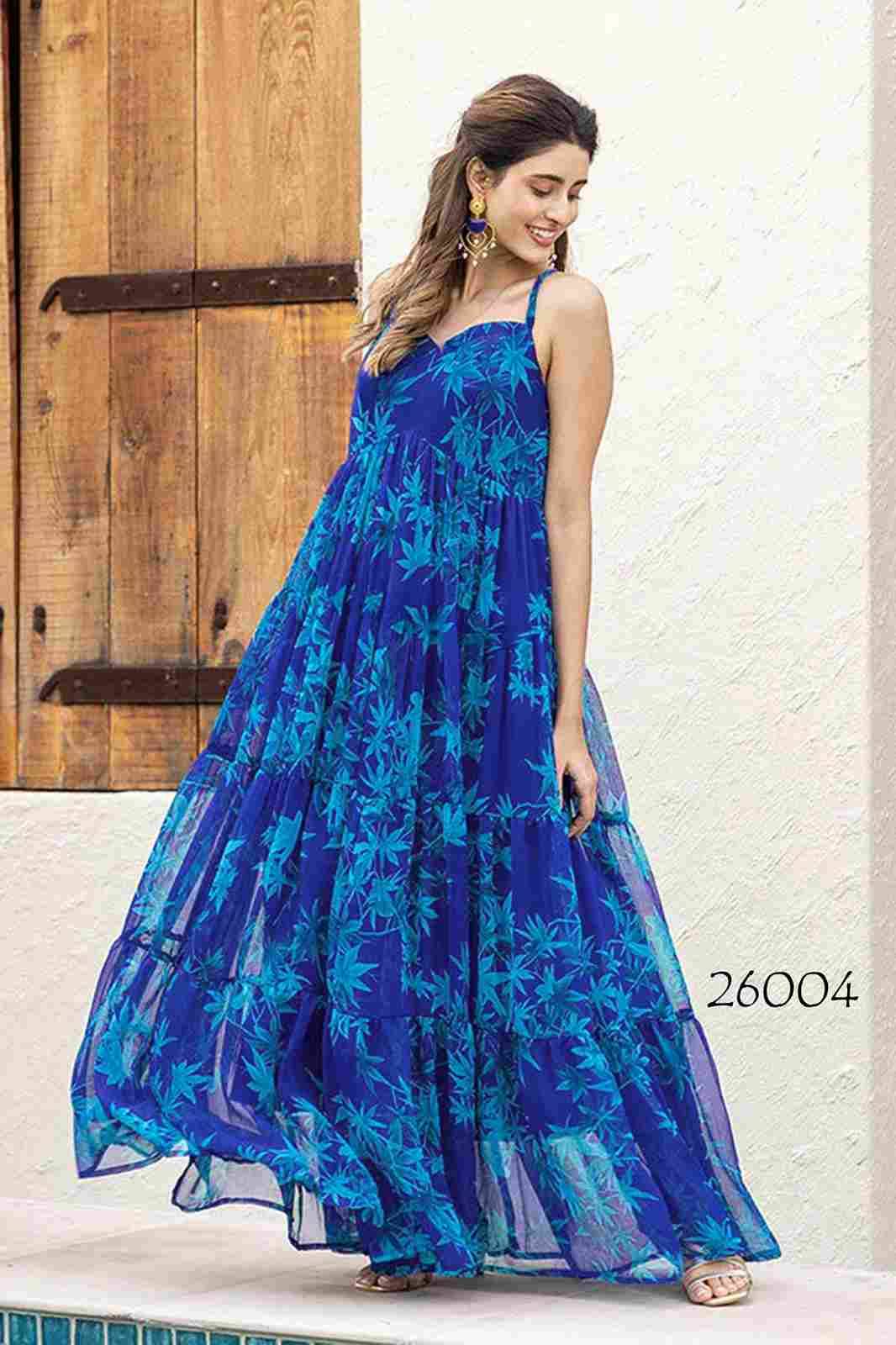 Lucaya Vol-26 By Fashid Wholesale 26001 To 26006 Series Designer Stylish Fancy Colorful Beautiful Party Wear & Ethnic Wear Collection Faux Georgette Gowns At Wholesale Price