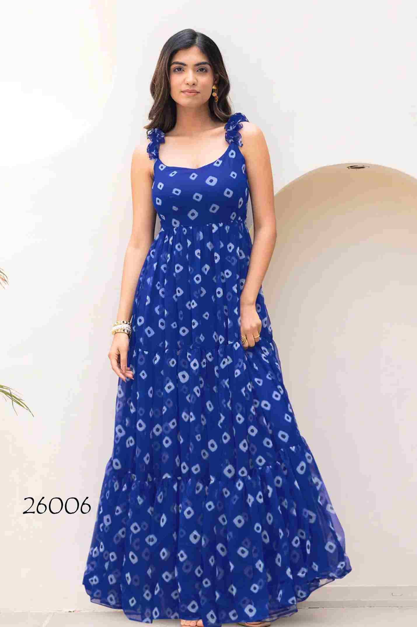 Lucaya Vol-26 By Fashid Wholesale 26001 To 26006 Series Designer Stylish Fancy Colorful Beautiful Party Wear & Ethnic Wear Collection Faux Georgette Gowns At Wholesale Price