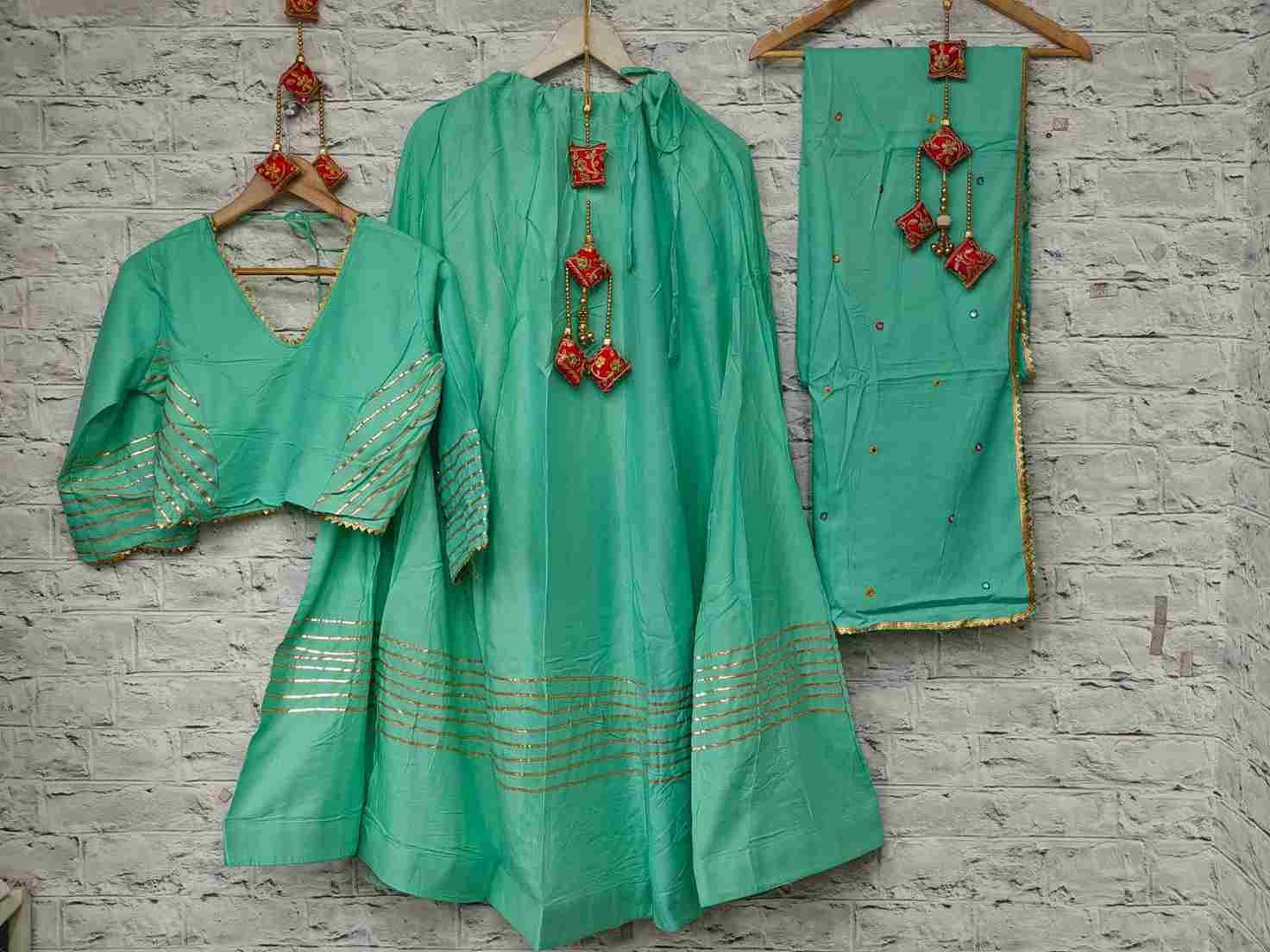 Ah-13 By Fashid Wholesale 01 To 03 Series Navratri Wear Collection Beautiful Stylish Colorful Fancy Party Wear & Occasional Wear Pure Rayon Cotton Lehengas At Wholesale Price