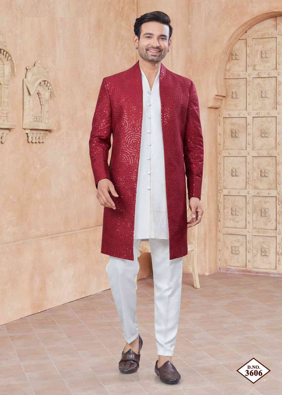 Wedding Collection Vol-36 By Outluk 3601 To 3606 Series Beautiful Colorful Stylish Fancy Casual Wear & Ethnic Wear & Ready To Wear Pure Silk Kurtas With And Jackets At Wholesale Price