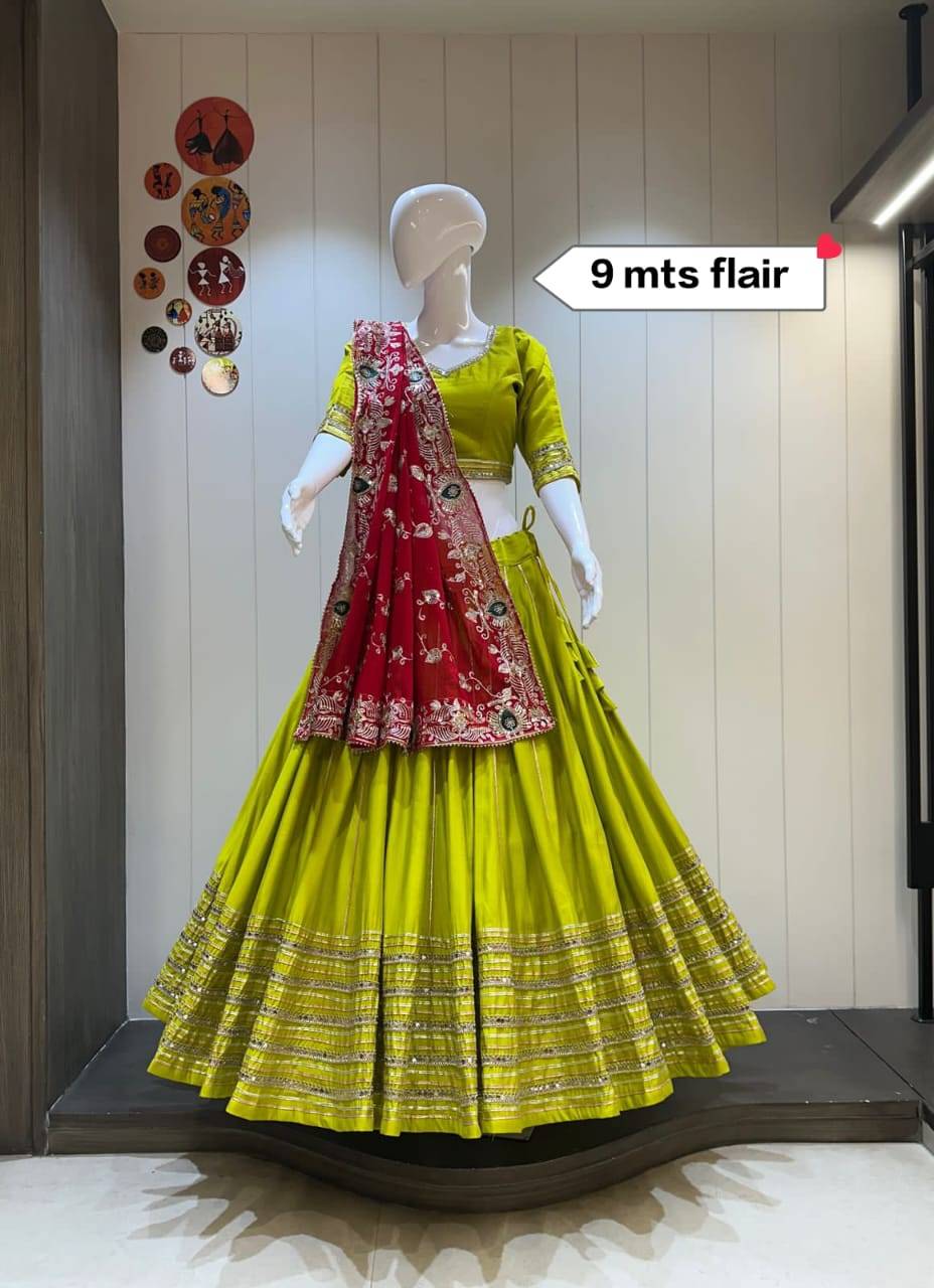Ah-14 By Fashid Wholesale 01 To 14 Series Navratri Wear Collection Beautiful Stylish Colorful Fancy Party Wear & Occasional Wear Pure Roman Silk Lehengas At Wholesale Price