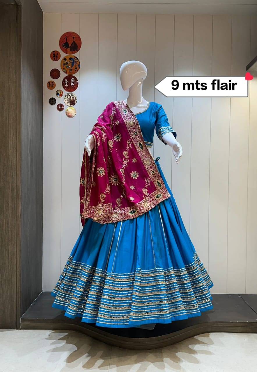 Ah-14 By Fashid Wholesale 01 To 14 Series Navratri Wear Collection Beautiful Stylish Colorful Fancy Party Wear & Occasional Wear Pure Roman Silk Lehengas At Wholesale Price
