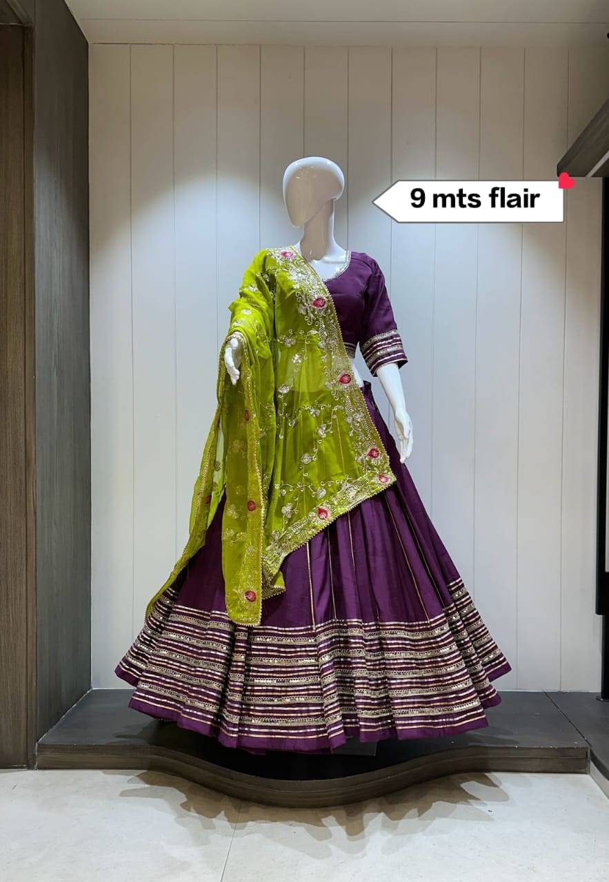 Ah-14 By Fashid Wholesale 01 To 14 Series Navratri Wear Collection Beautiful Stylish Colorful Fancy Party Wear & Occasional Wear Pure Roman Silk Lehengas At Wholesale Price