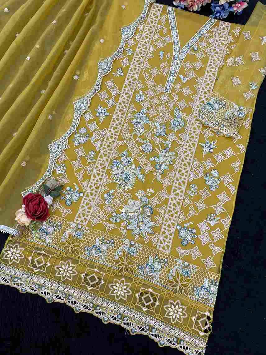 Maryams 190 Colours Kl By Maryams 190-A To 190-D Series Pakistani Suits Beautiful Fancy Colorful Stylish Party Wear & Occasional Wear Heavy Organza Silk Embroidery Dresses At Wholesale Price
