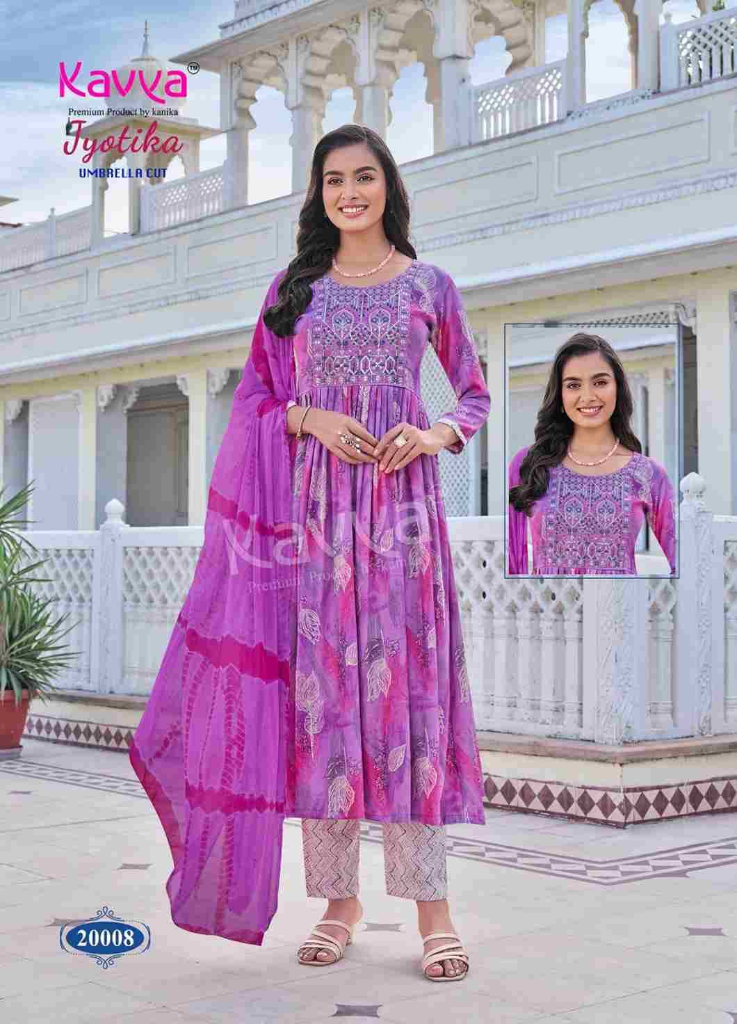 Jyotika Vol-20 By Kavya 20001 To 20010 Series Beautiful Festive Suits Colorful Stylish Fancy Casual Wear & Ethnic Wear Capsule Print Dresses At Wholesale Price