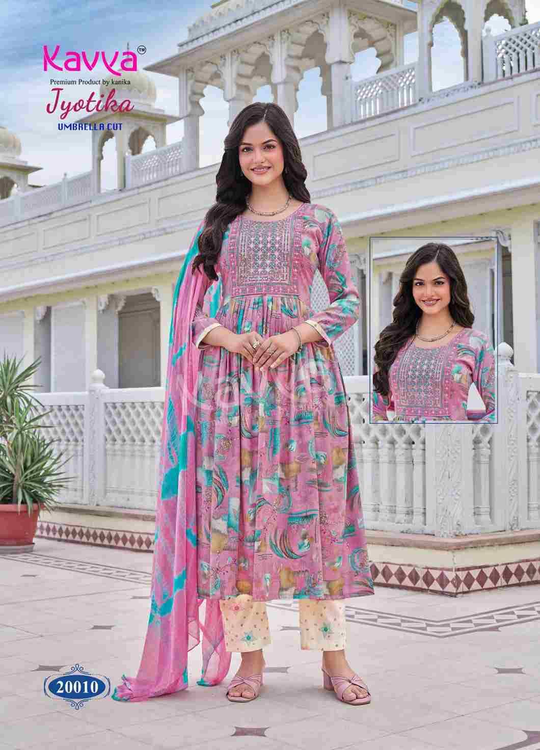 Jyotika Vol-20 By Kavya 20001 To 20010 Series Beautiful Festive Suits Colorful Stylish Fancy Casual Wear & Ethnic Wear Capsule Print Dresses At Wholesale Price