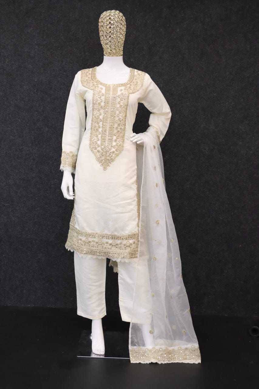 Kl-30 By Fashid Wholesale Beautiful Suits Colorful Stylish Fancy Casual Wear & Ethnic Wear Soft Chanderi Silk Dresses At Wholesale Price