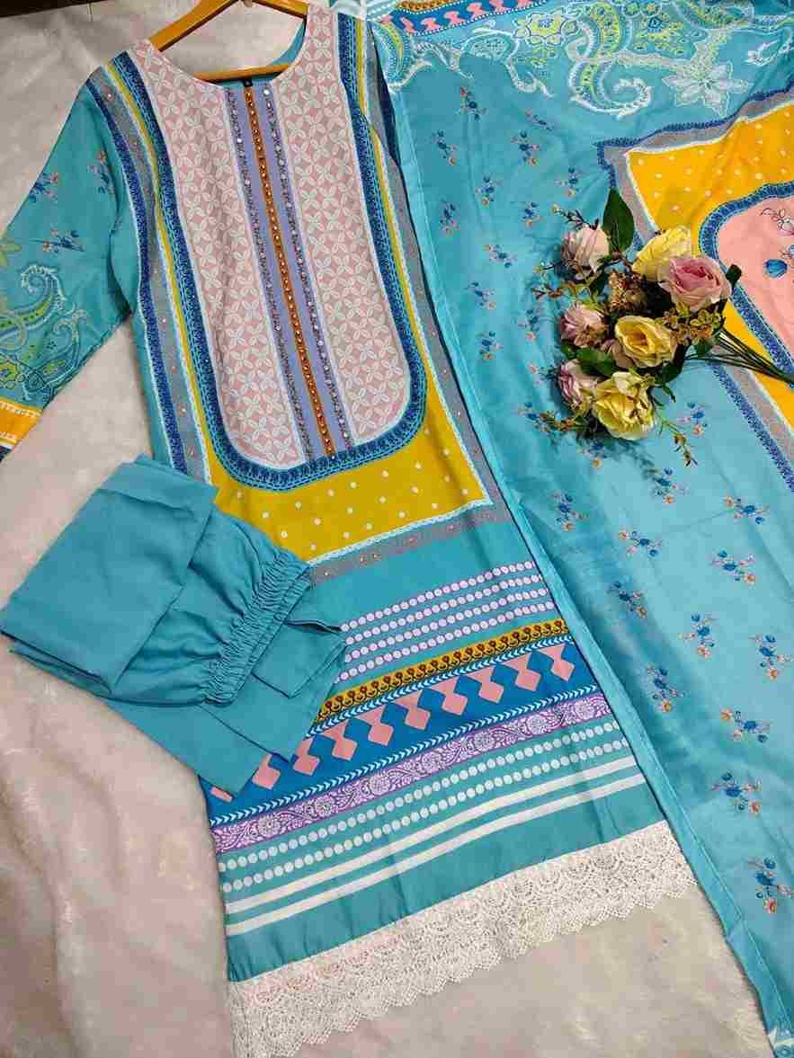 Kl-33 By Fashid Wholesale 01 To 02 Series Beautiful Suits Colorful Stylish Fancy Casual Wear & Ethnic Wear Heavy Muslin Cotton Dresses At Wholesale Price