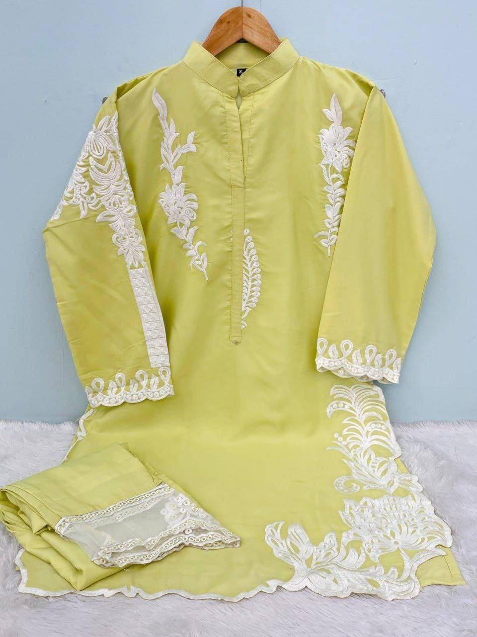 Maryams 187 Colours Kl By Maryams 187-A To 187-C Series Pakistani Suits Beautiful Fancy Colorful Stylish Party Wear & Occasional Wear Heavy French Crepe Embroidery Dresses At Wholesale Price