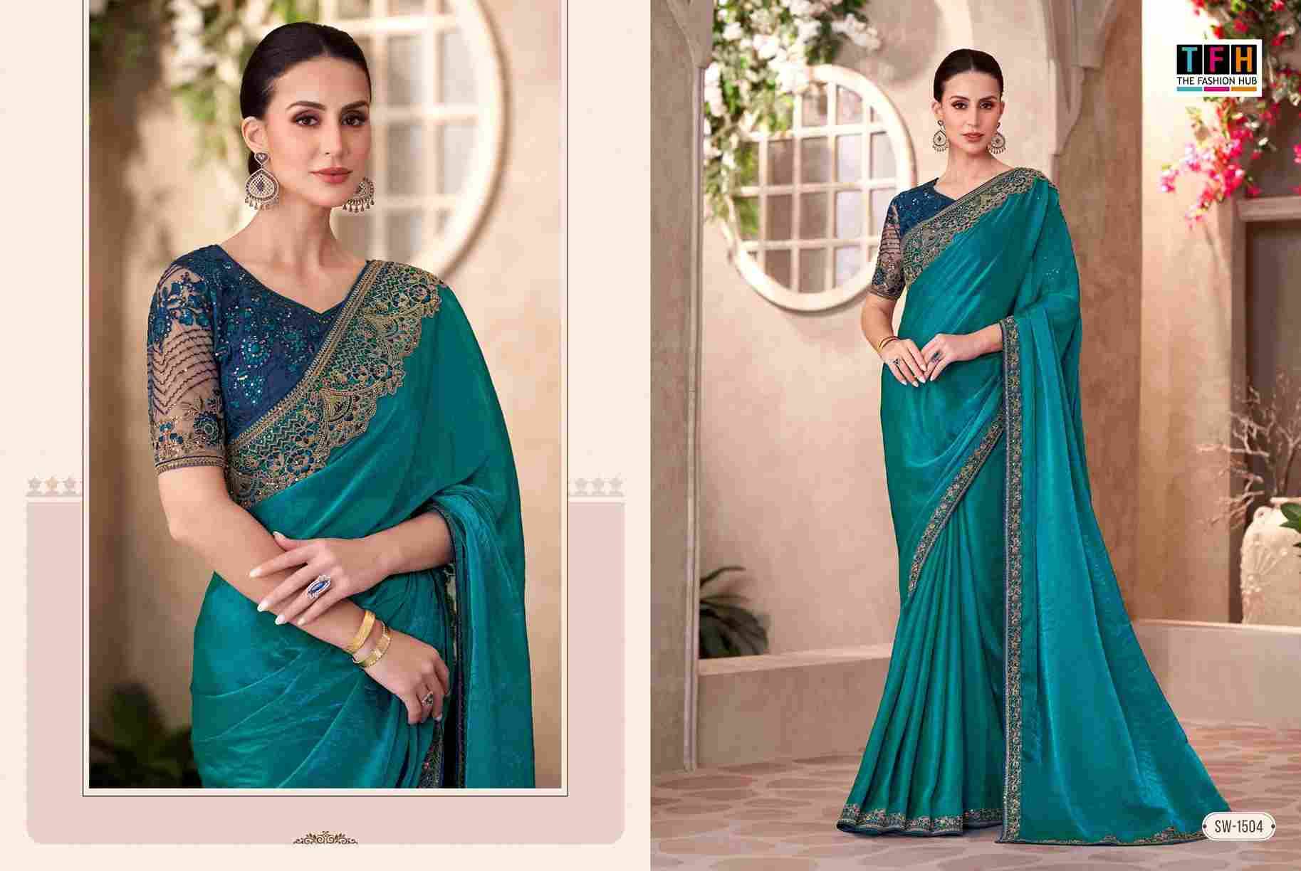 Sandalwood Vol-15 By TFH 1501 To 1518 Series Indian Traditional Wear Collection Beautiful Stylish Fancy Colorful Party Wear & Occasional Wear Chiffon/Georgette/Silk Sarees At Wholesale Price
