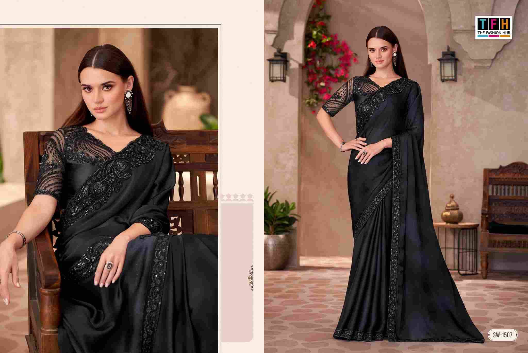 Sandalwood Vol-15 By TFH 1501 To 1518 Series Indian Traditional Wear Collection Beautiful Stylish Fancy Colorful Party Wear & Occasional Wear Chiffon/Georgette/Silk Sarees At Wholesale Price