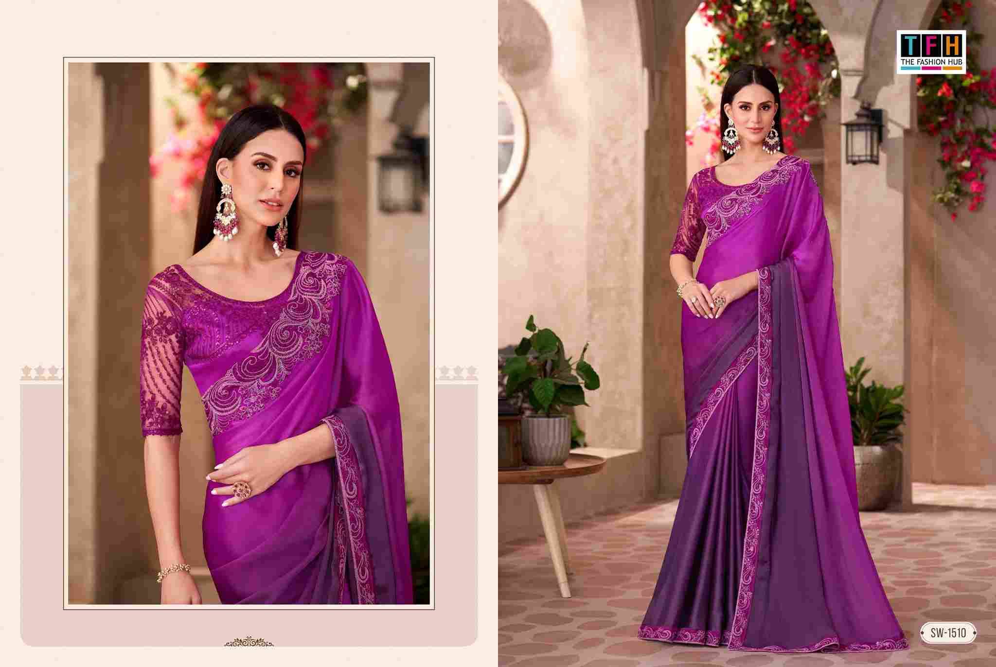 Sandalwood Vol-15 By TFH 1501 To 1518 Series Indian Traditional Wear Collection Beautiful Stylish Fancy Colorful Party Wear & Occasional Wear Chiffon/Georgette/Silk Sarees At Wholesale Price