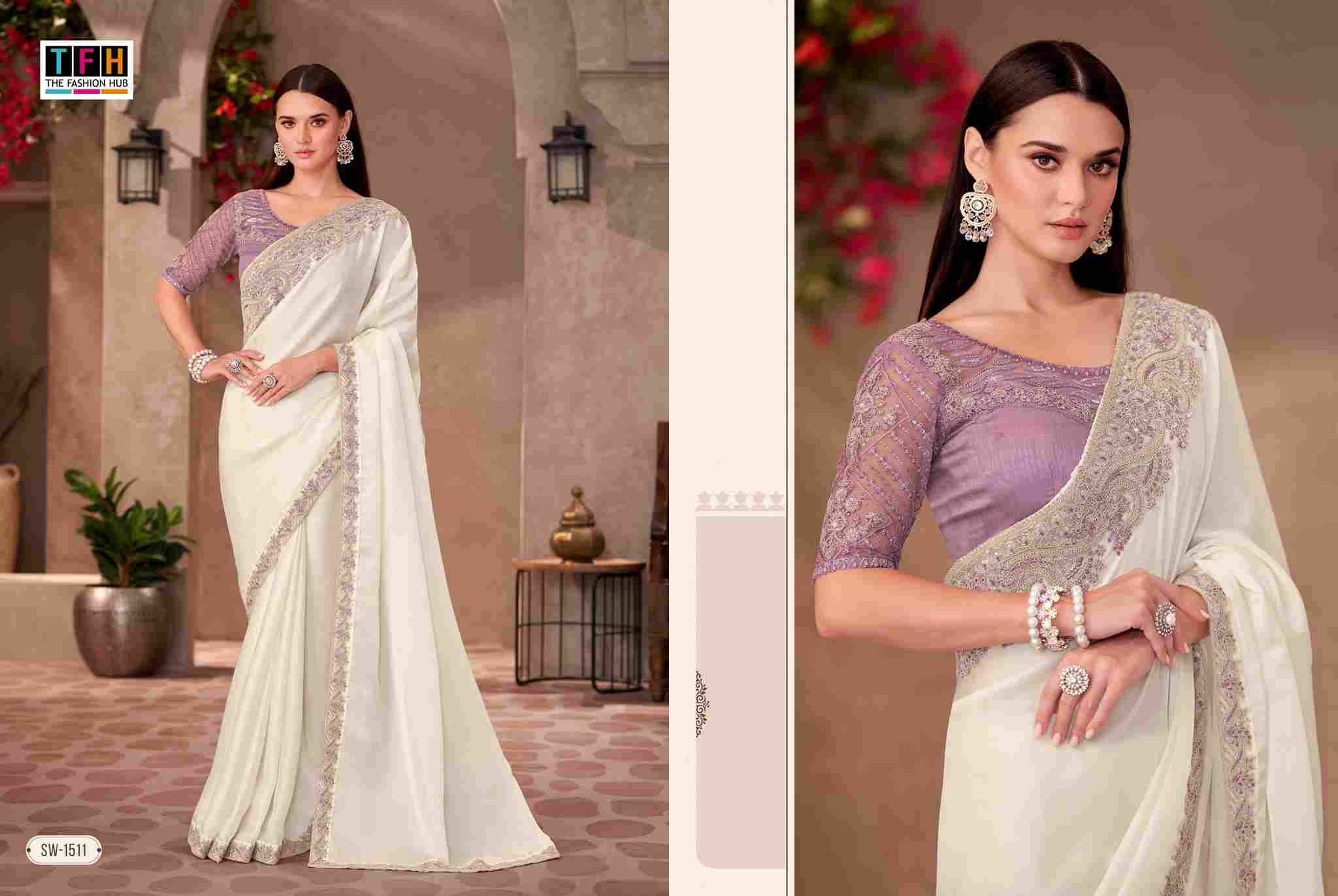 Sandalwood Vol-15 By TFH 1501 To 1518 Series Indian Traditional Wear Collection Beautiful Stylish Fancy Colorful Party Wear & Occasional Wear Chiffon/Georgette/Silk Sarees At Wholesale Price