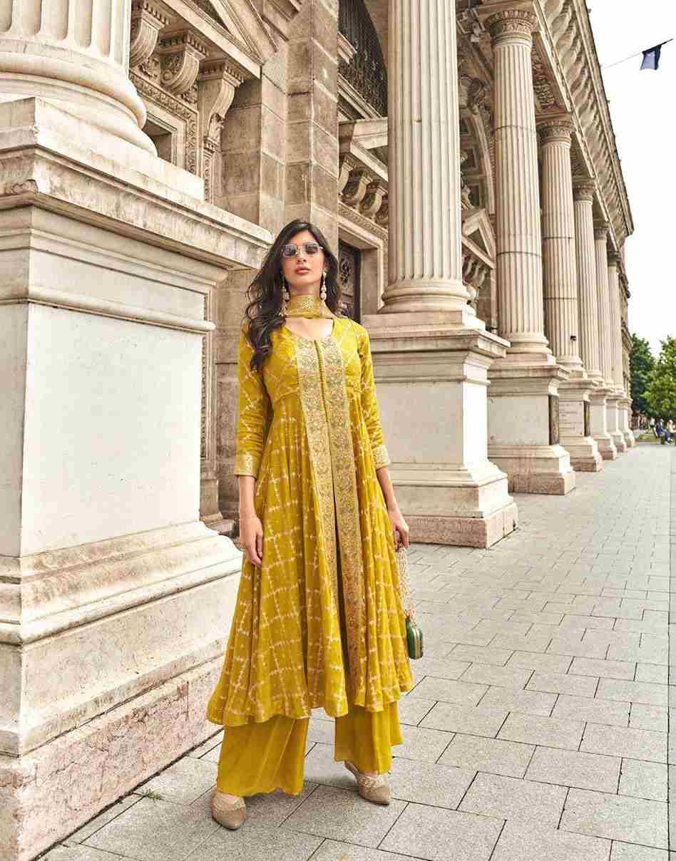 Rangreza By Sayuri 5598 To 5600 Series Beautiful Sharara Suits Colorful Stylish Fancy Casual Wear & Ethnic Wear Viscose Jacquard Silk Embroidery Dresses At Wholesale Price