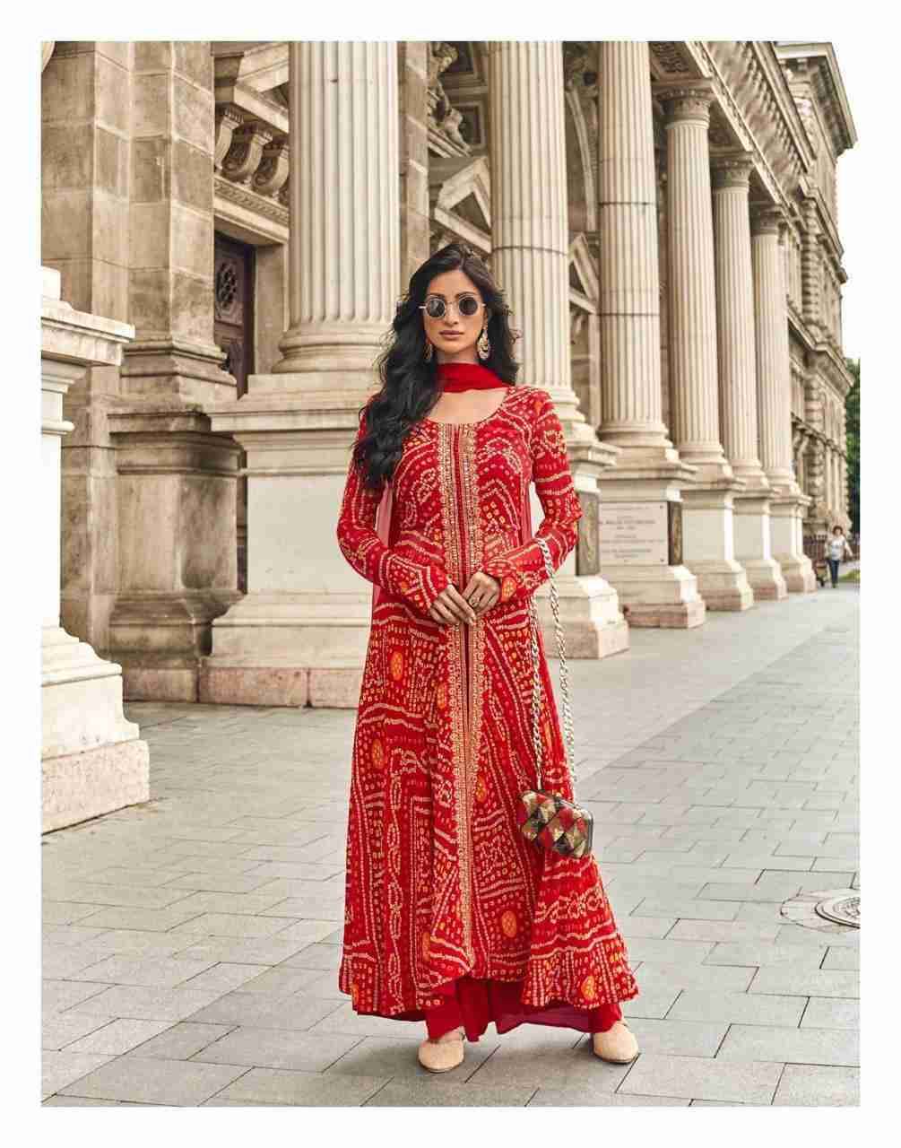 Rangreza By Sayuri 5598 To 5600 Series Beautiful Sharara Suits Colorful Stylish Fancy Casual Wear & Ethnic Wear Viscose Jacquard Silk Embroidery Dresses At Wholesale Price