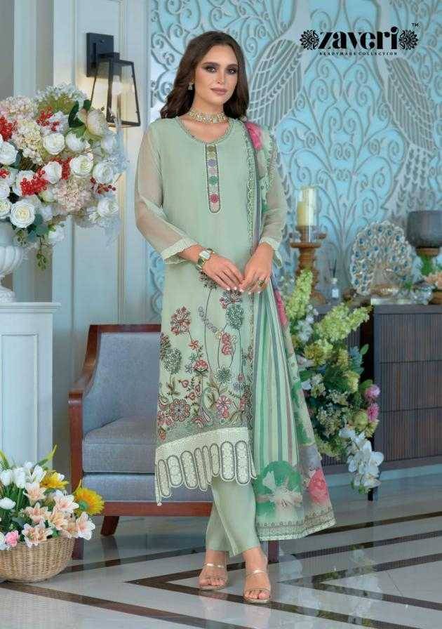 Larisa By Zaveri 1892 To 1894 Series Beautiful Festive Suits Colorful Stylish Fancy Casual Wear & Ethnic Wear Soft Organza Embroidery Dresses At Wholesale Price