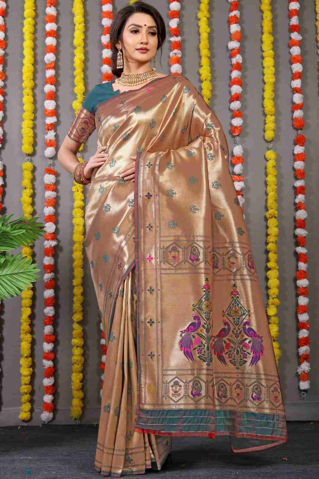 Pt-Amrut By Fashid Wholesale 01 To 09 Series Indian Traditional Wear Collection Beautiful Stylish Fancy Colorful Party Wear & Occasional Wear Pure Soft Silk Sarees At Wholesale Price