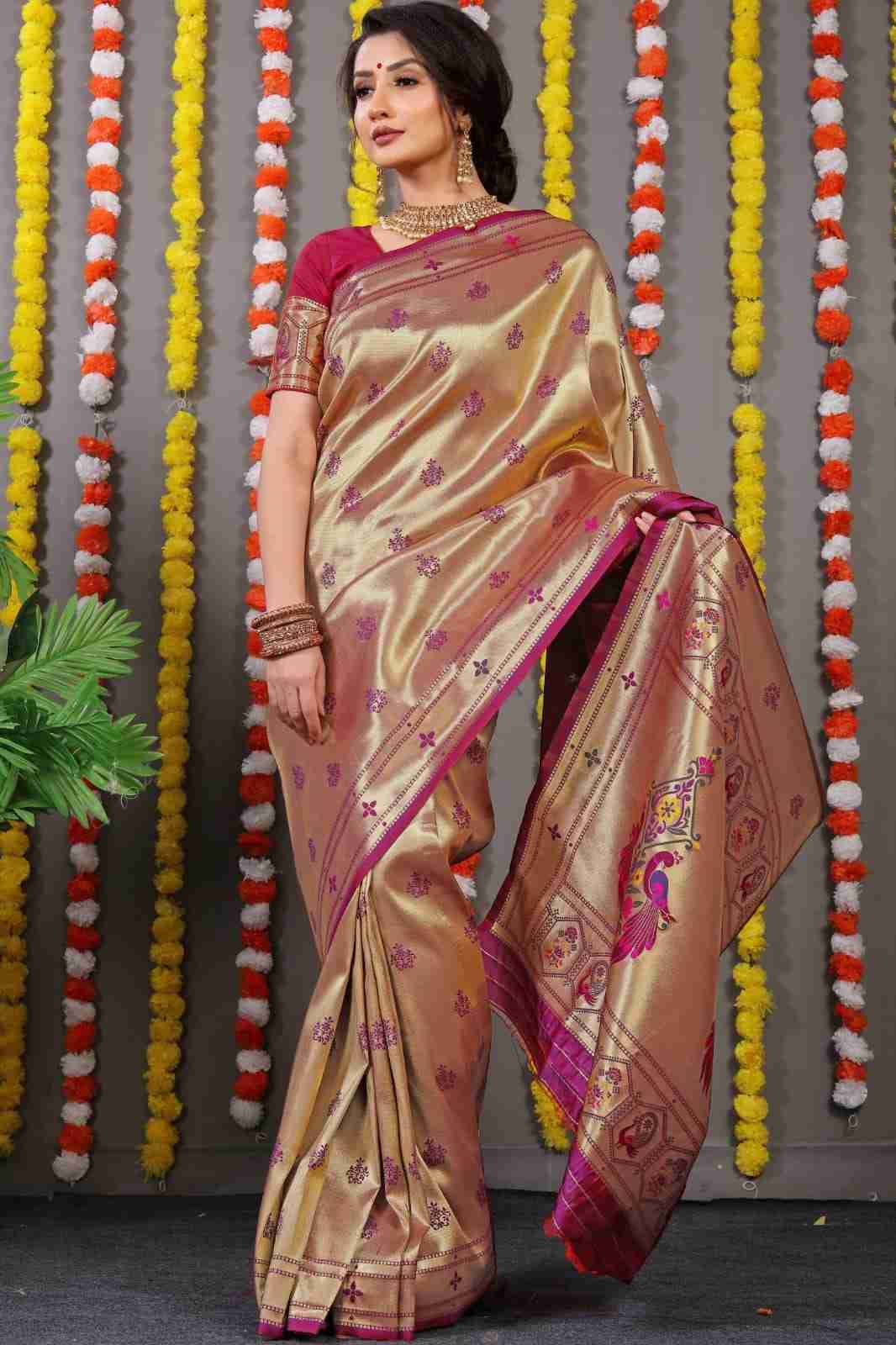 Pt-Amrut By Fashid Wholesale 01 To 09 Series Indian Traditional Wear Collection Beautiful Stylish Fancy Colorful Party Wear & Occasional Wear Pure Soft Silk Sarees At Wholesale Price