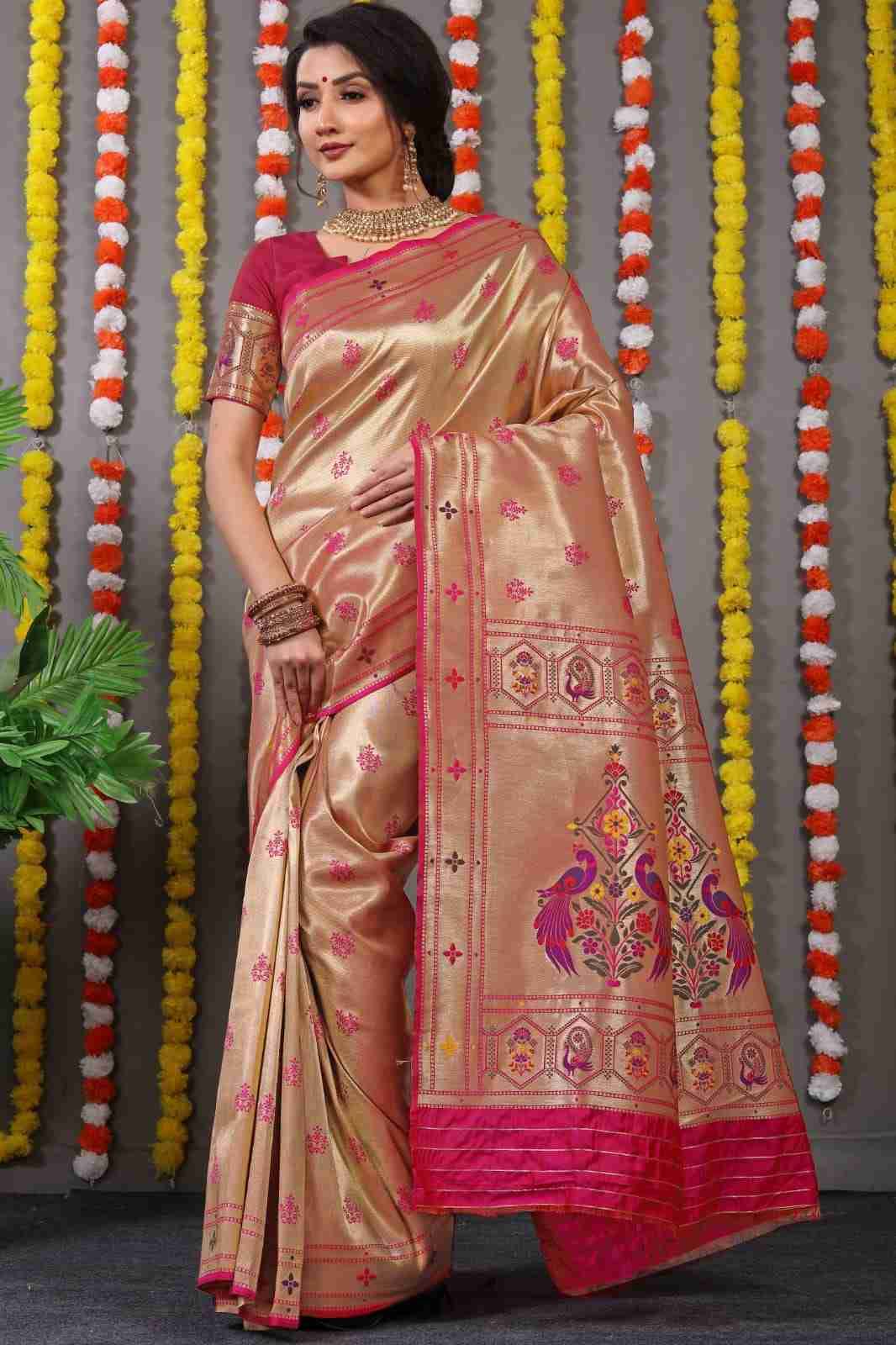 Pt-Amrut By Fashid Wholesale 01 To 09 Series Indian Traditional Wear Collection Beautiful Stylish Fancy Colorful Party Wear & Occasional Wear Pure Soft Silk Sarees At Wholesale Price