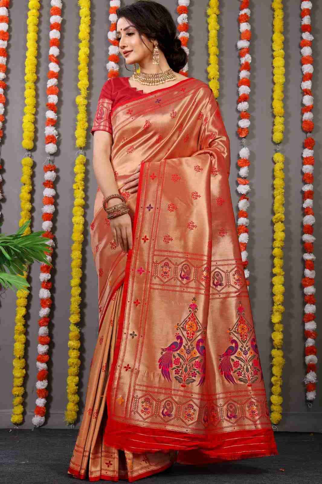 Pt-Amrut By Fashid Wholesale 01 To 09 Series Indian Traditional Wear Collection Beautiful Stylish Fancy Colorful Party Wear & Occasional Wear Pure Soft Silk Sarees At Wholesale Price