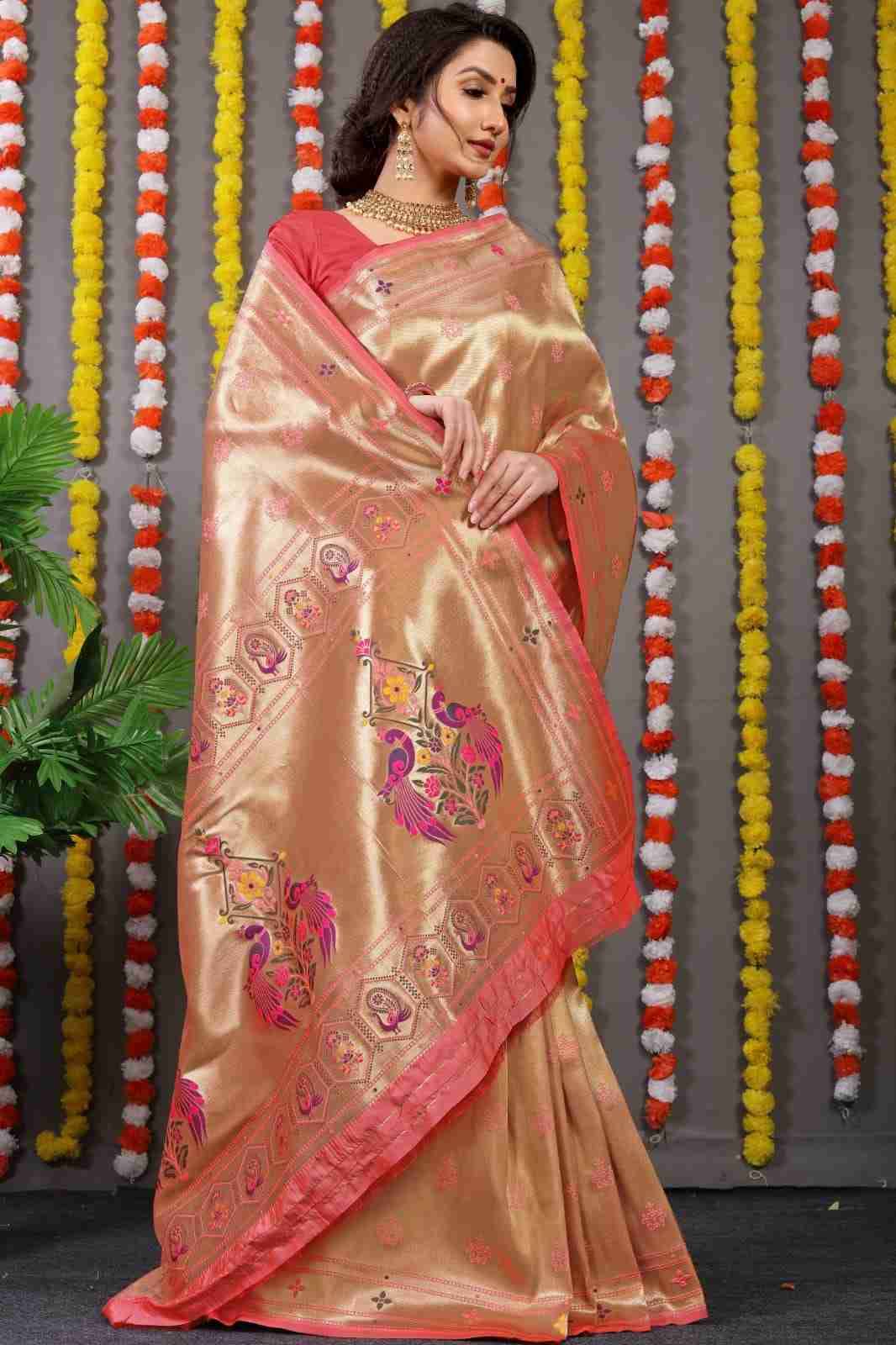 Pt-Amrut By Fashid Wholesale 01 To 09 Series Indian Traditional Wear Collection Beautiful Stylish Fancy Colorful Party Wear & Occasional Wear Pure Soft Silk Sarees At Wholesale Price