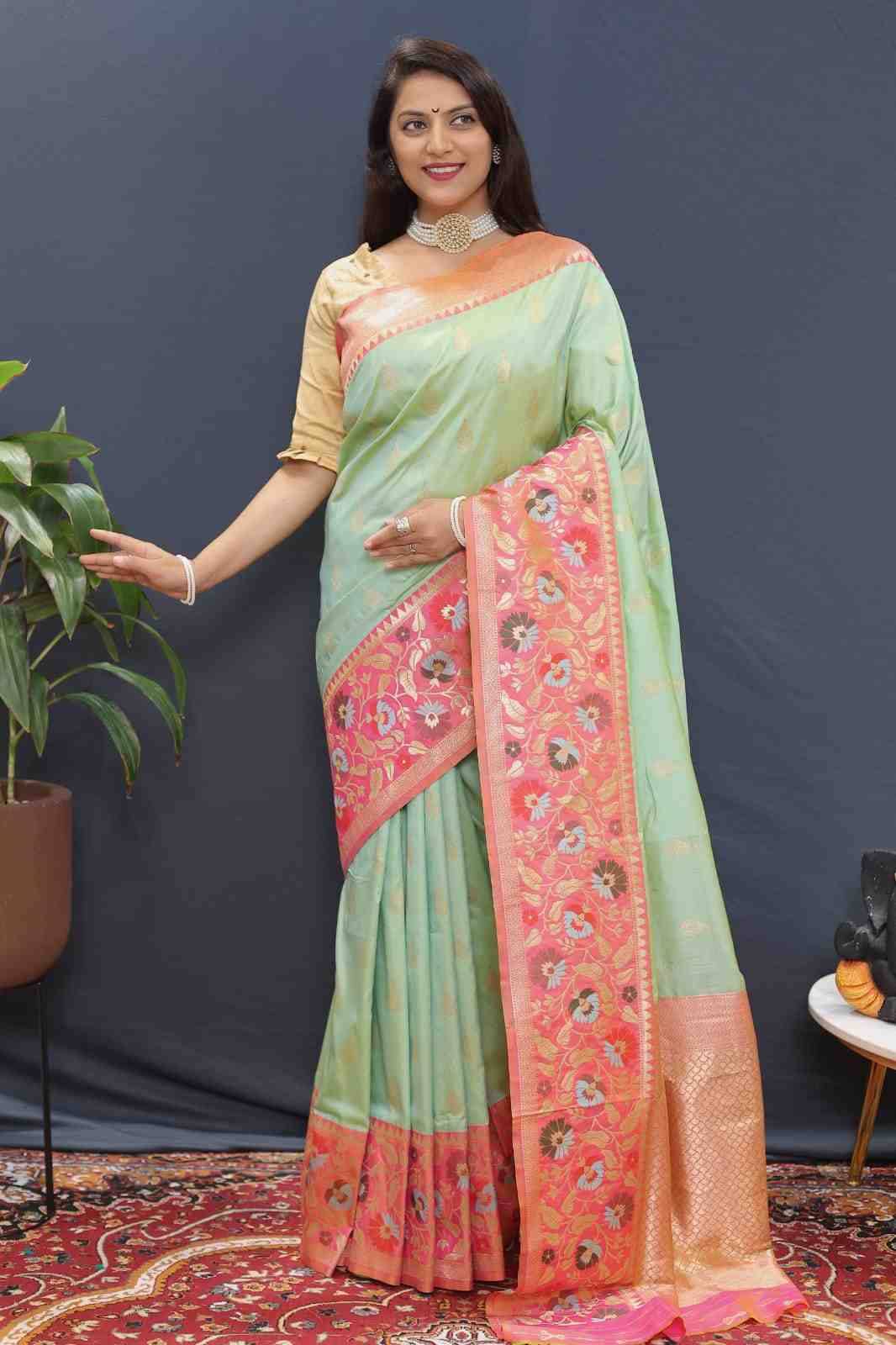 Pt-Rajtilak By Fashid Wholesale 01 To 11 Series Indian Traditional Wear Collection Beautiful Stylish Fancy Colorful Party Wear & Occasional Wear Pure Soft Silk With Pure Jari Sarees At Wholesale Price