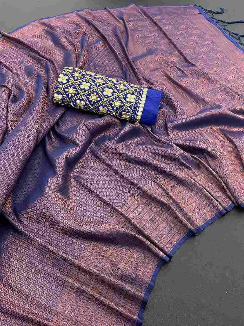 Lc-85 By Fashid Wholesale 01 To 06 Series Indian Traditional Wear Collection Beautiful Stylish Fancy Colorful Party Wear & Occasional Wear Kubera Silk Sarees At Wholesale Price