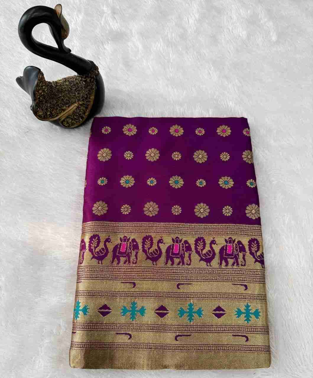 Lc-878 By Fashid Wholesale 01 To 07 Series Indian Traditional Wear Collection Beautiful Stylish Fancy Colorful Party Wear & Occasional Wear Paithani Silk Sarees At Wholesale Price