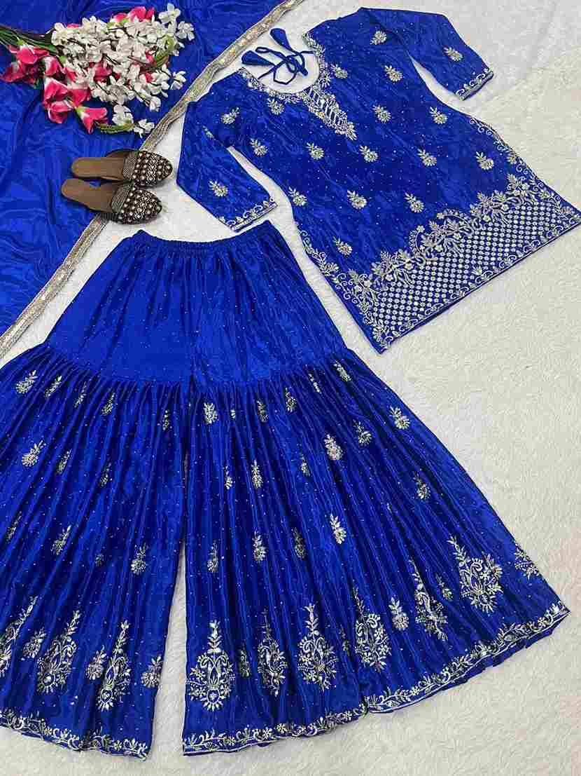 Sf-1041 By Fashid Wholesale 01 To 02 Series Beautiful Suits Colorful Stylish Fancy Casual Wear & Ethnic Wear Chinnon Silk Dresses At Wholesale Price