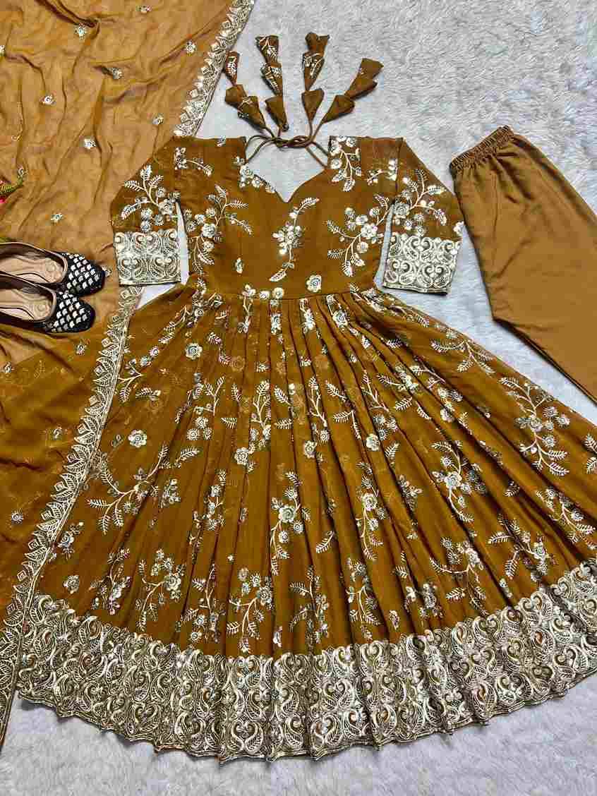 Sf-1042 By Fashid Wholesale Beautiful Suits Colorful Stylish Fancy Casual Wear & Ethnic Wear Heavy Faux Georgette Dresses At Wholesale Price