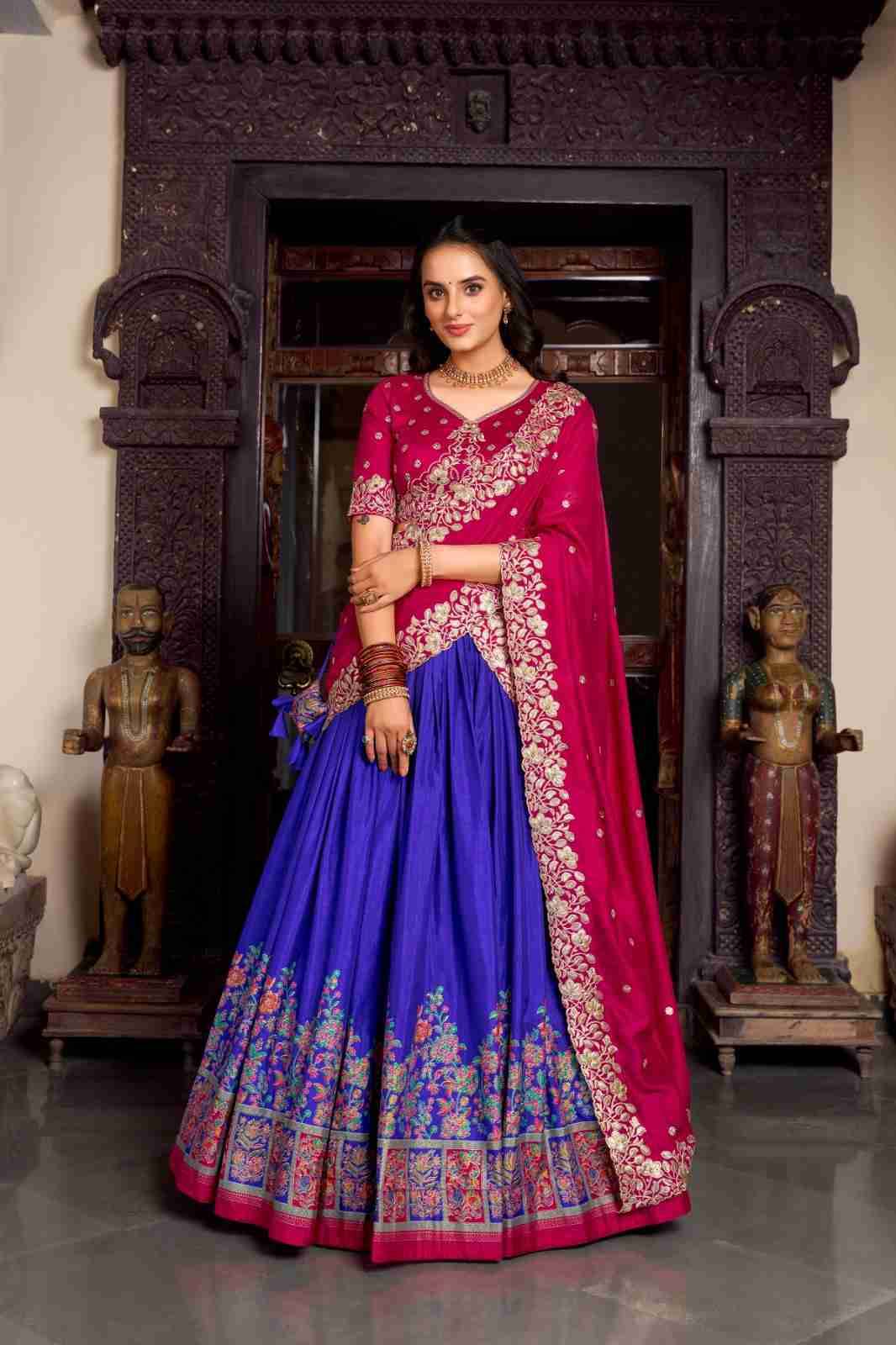 Sf-Yashodha By Fashid Wholesale 01 To 04 Series Navratri Wear Collection Beautiful Stylish Colorful Fancy Party Wear & Occasional Wear Tussar Silk Lehengas At Wholesale Price
