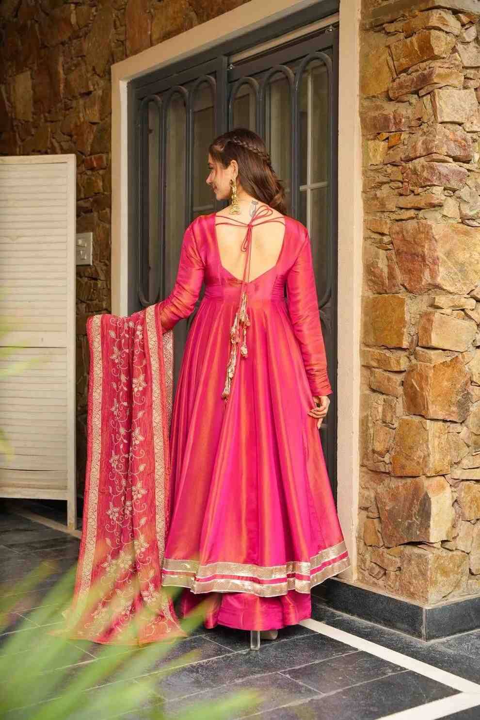 Sf-1044 By Fashid Wholesale Designer Beautiful Collection Occasional Wear & Party Wear Pure Cosmos Gowns At Wholesale Price