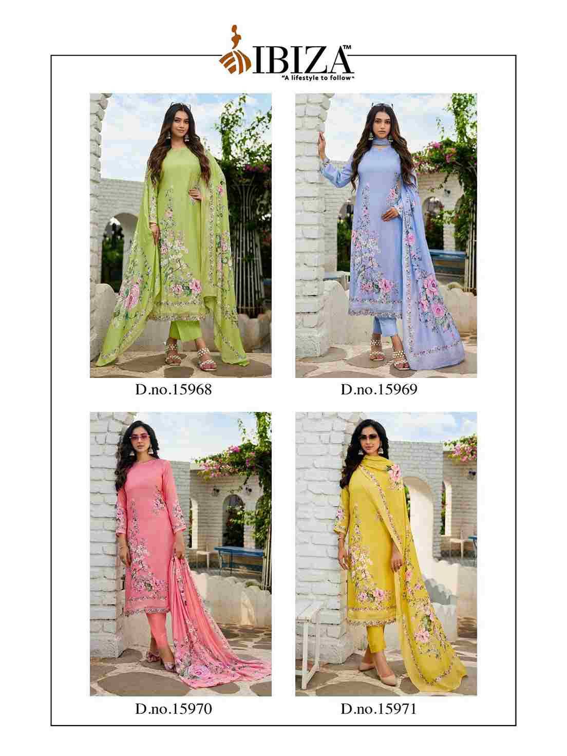 Tunic By Ibiza 15968 To 15971 Series Designer Festive Suits Beautiful Fancy Stylish Colorful Party Wear & Occasional Wear Pure Bemberg Muslin Dresses At Wholesale Price