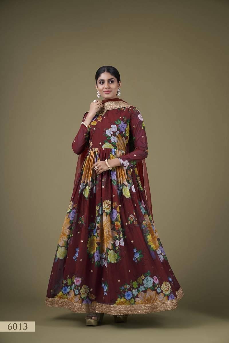 Floral Vol-1 By Fashid Wholesale Series Beautiful Festive Suits Colorful Stylish Fancy Casual Wear & Ethnic Wear Faux Georgette Dresses At Wholesale Price