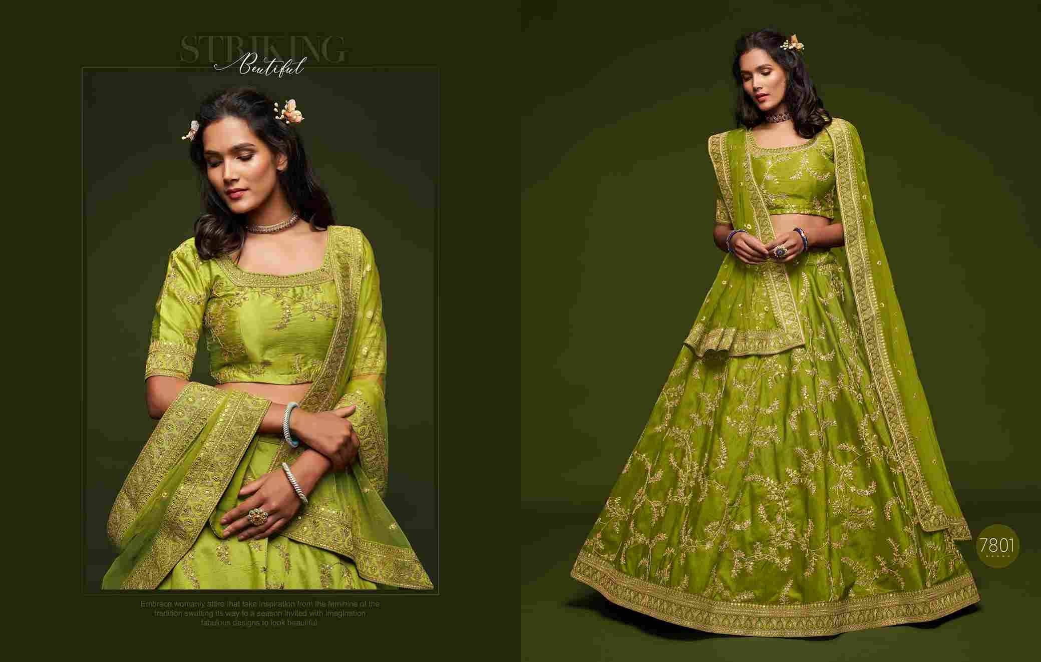 The Modern Vibes Vol-1 By Zeel Clothing 7801 To 7810 Series Bridal Wear Collection Beautiful Stylish Colorful Fancy Party Wear & Occasional Wear Silk Lehengas At Wholesale Price