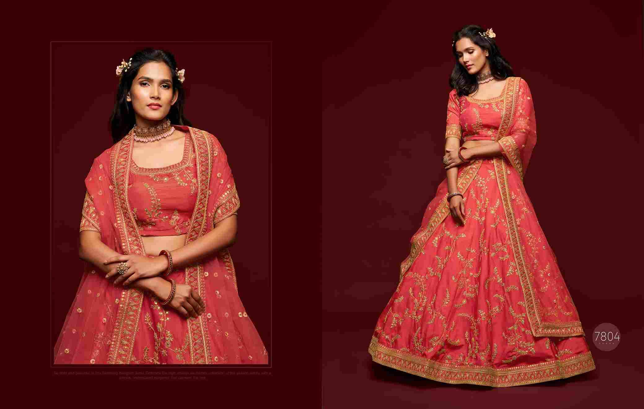 The Modern Vibes Vol-1 By Zeel Clothing 7801 To 7810 Series Bridal Wear Collection Beautiful Stylish Colorful Fancy Party Wear & Occasional Wear Silk Lehengas At Wholesale Price